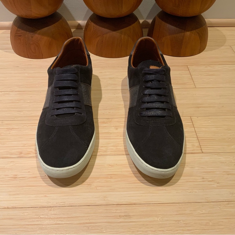 Gordon Rush navy suede